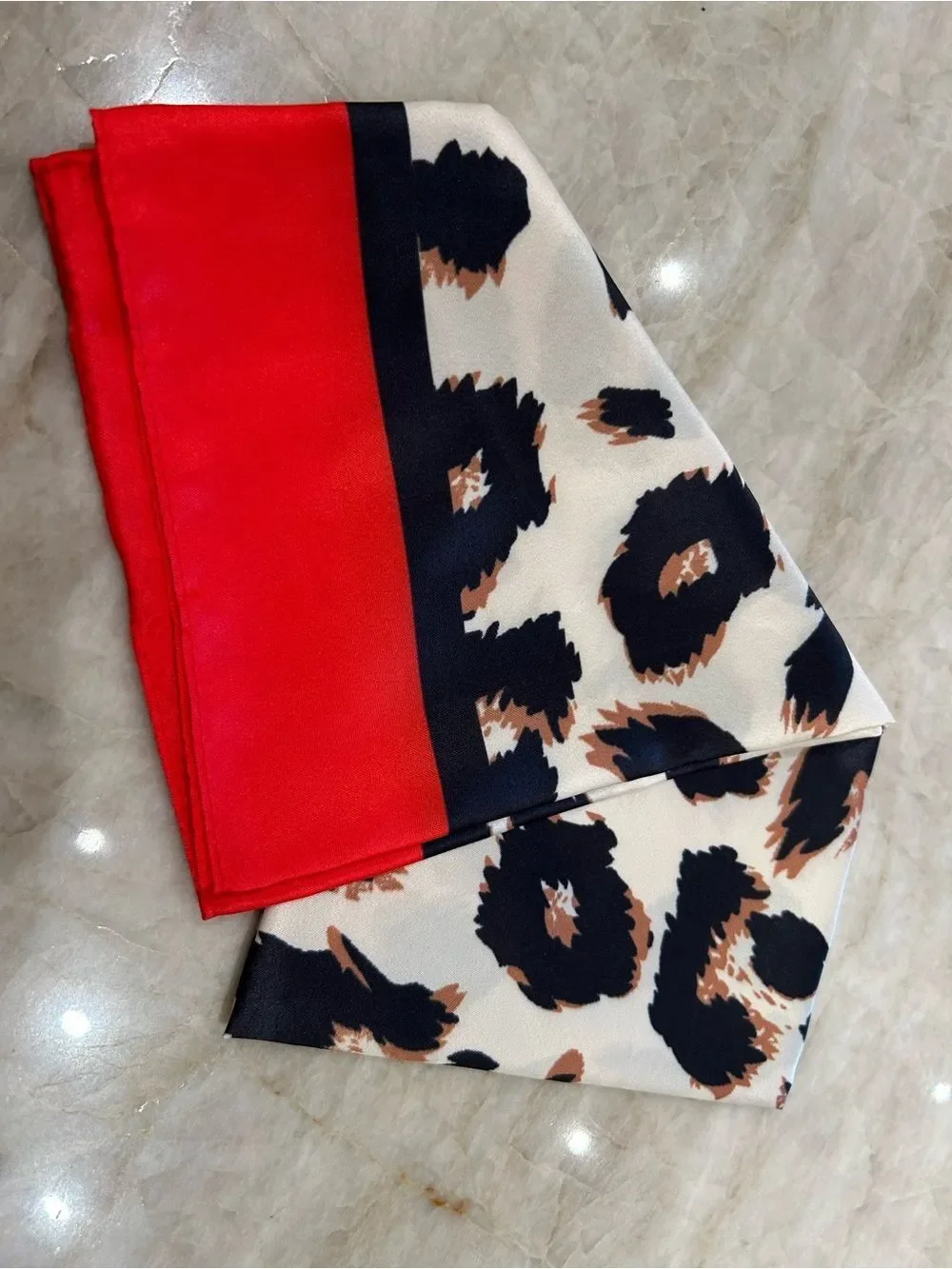 Leopard Print Scarf S157